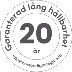 20 års garanti på Brix tegel
